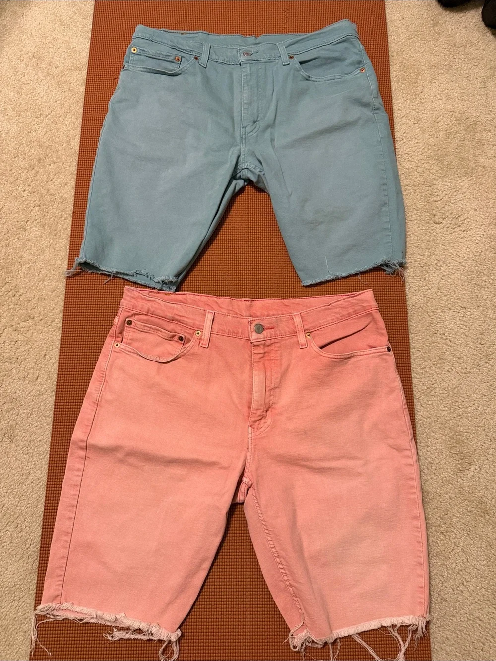 Levi’s Denim Summer Shorts - Blue & Pink